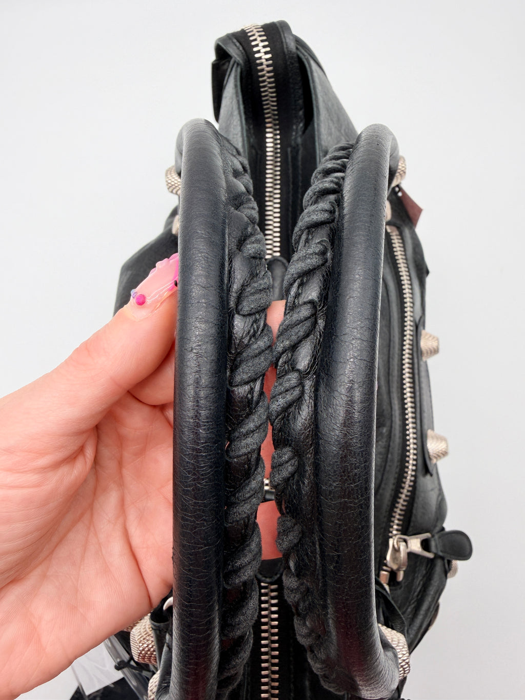 Balenciaga Classic City Bag in Black — Giant Silver Hardware