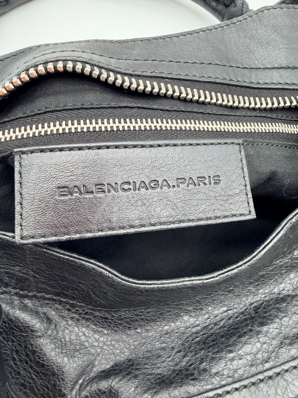 Balenciaga Classic City Bag in Black — Giant Silver Hardware