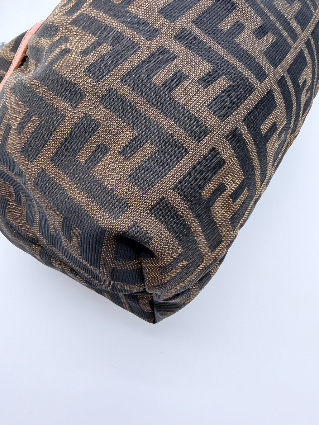 Vintage Fendi Zucca Chef Bag in Tobacco — Early 2000s