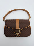Vintage Gucci GG Canvas Shoulder Bag in Brown — 1970s–80s