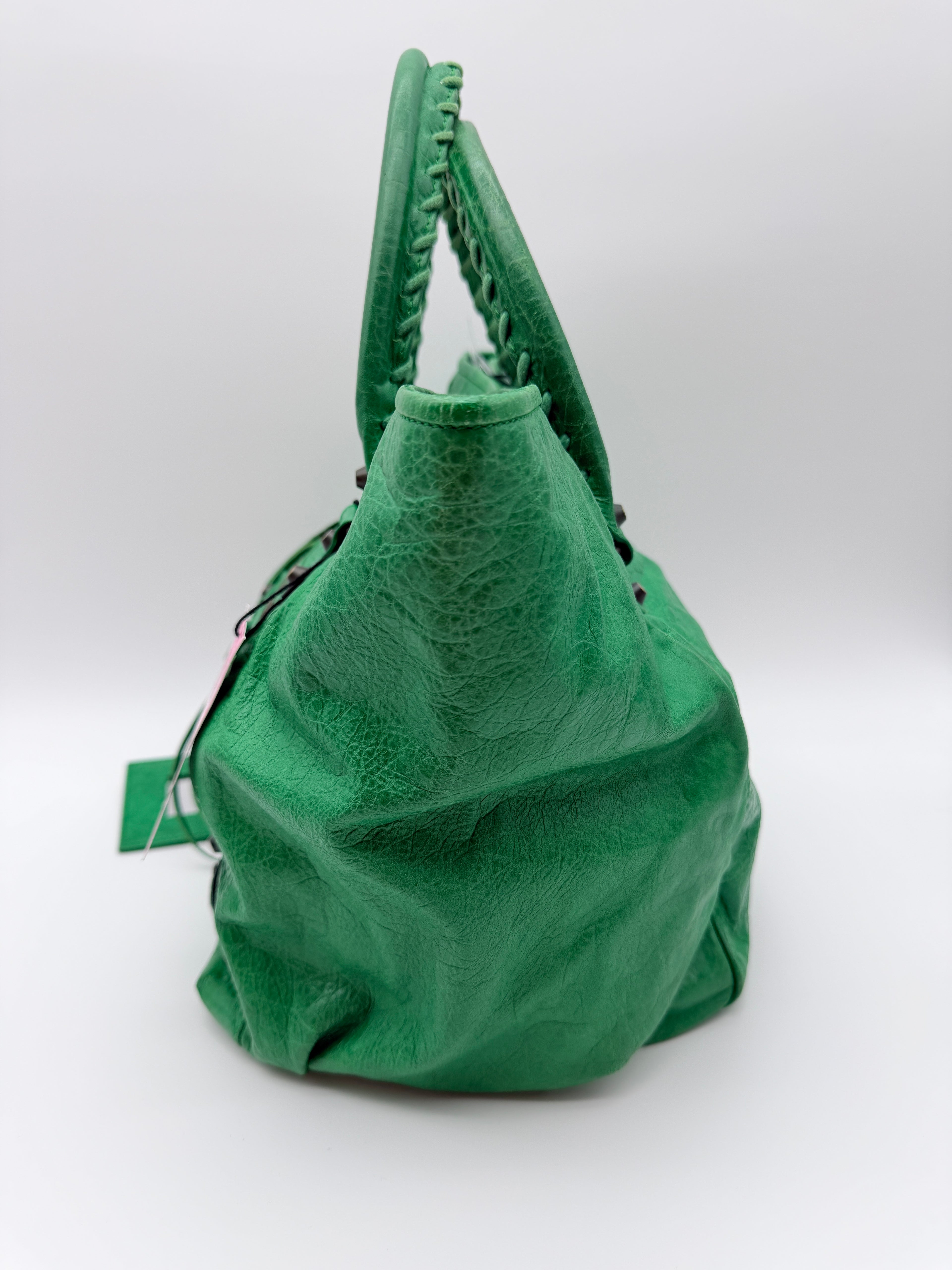 Balenciaga Sunday Tote in Vert Poker — Early 2010s
