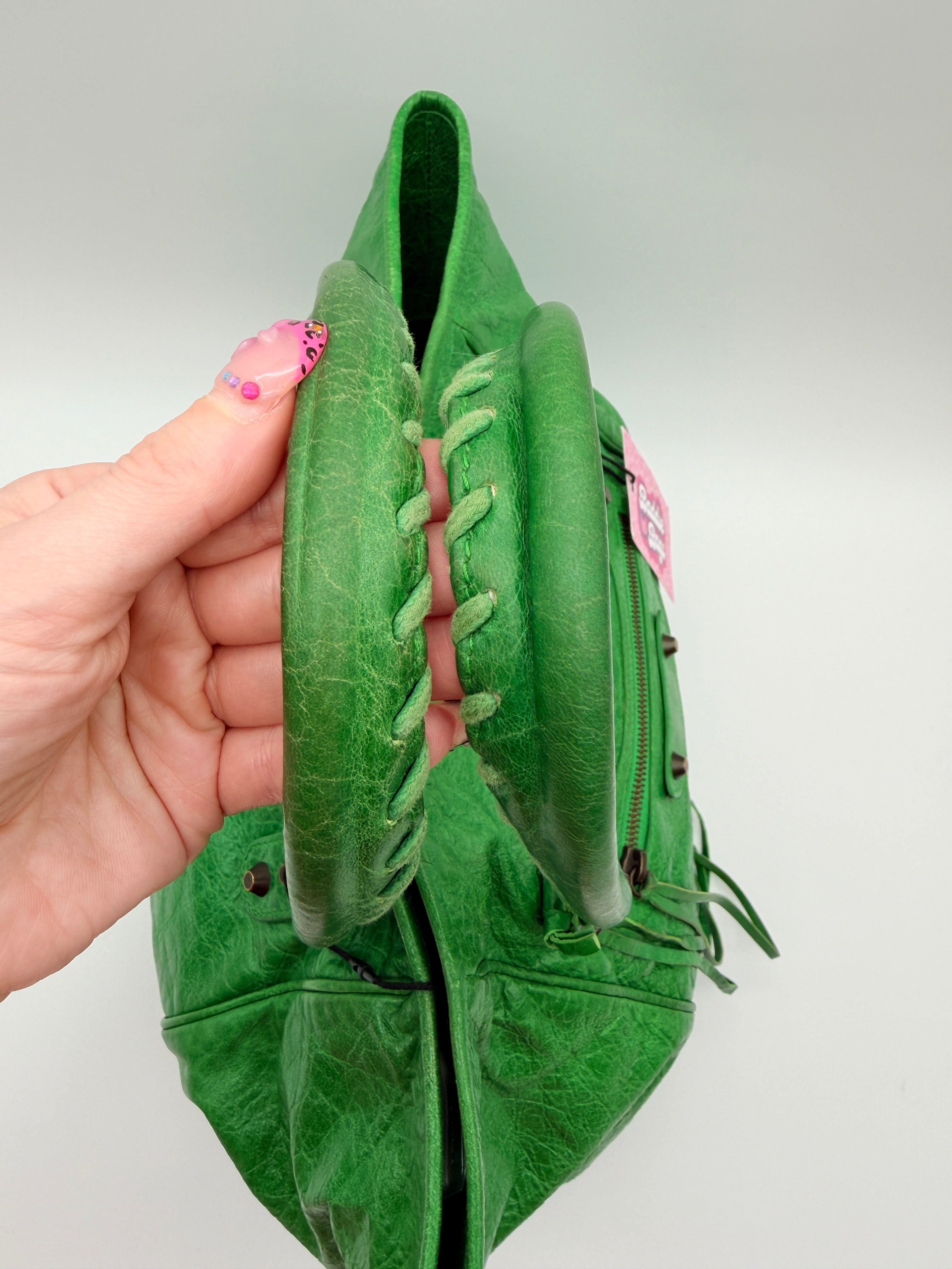 Balenciaga Sunday Tote in Vert Poker — Early 2010s