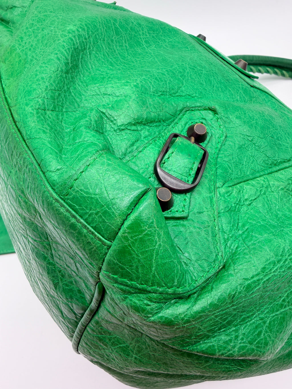 Balenciaga Sunday Tote in Vert Poker — Early 2010s