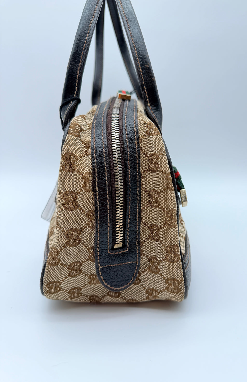 Gucci GG Canvas Princy Boston Bag — Early 2000s