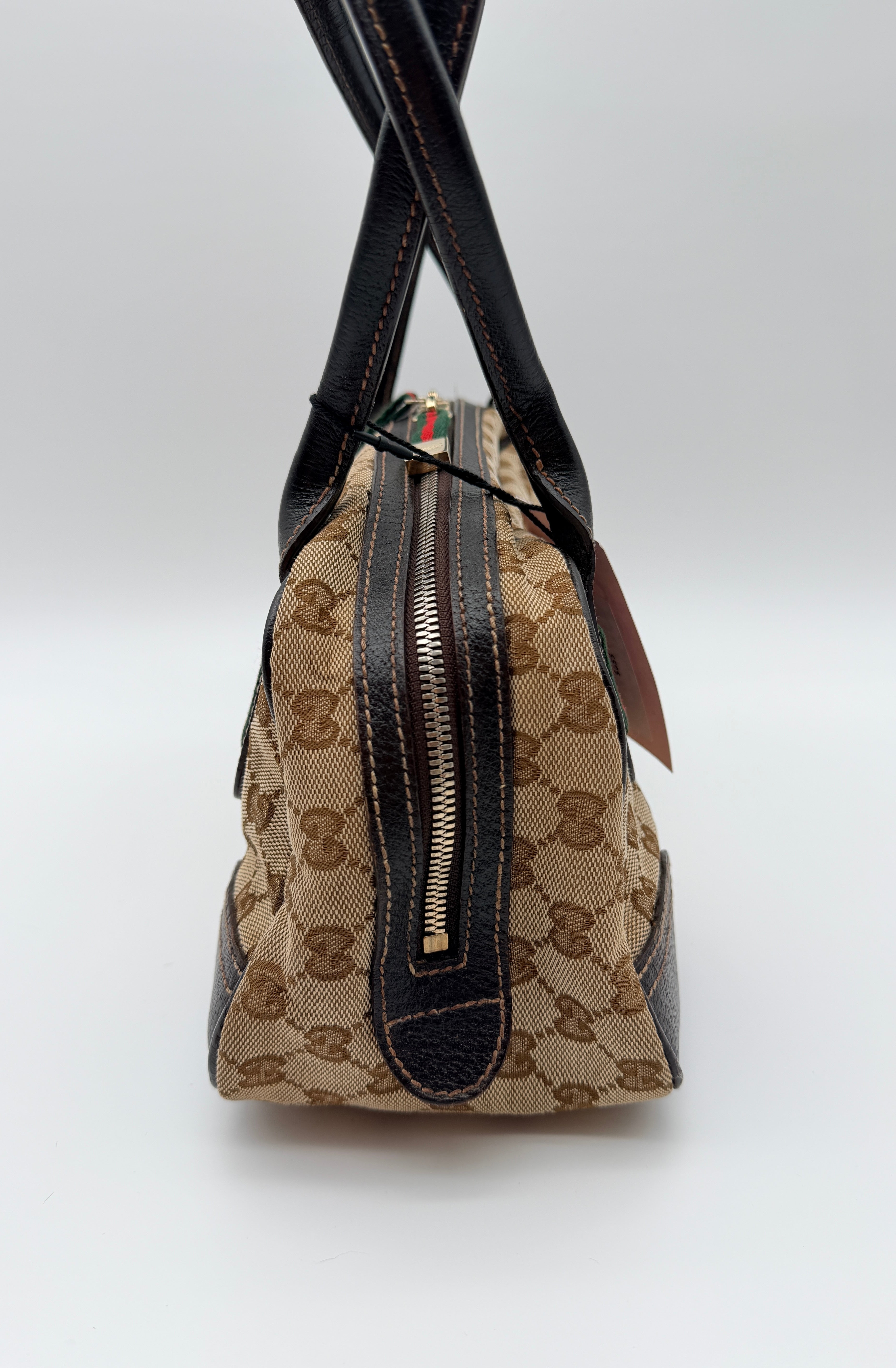 Gucci GG Canvas Princy Boston Bag — Early 2000s