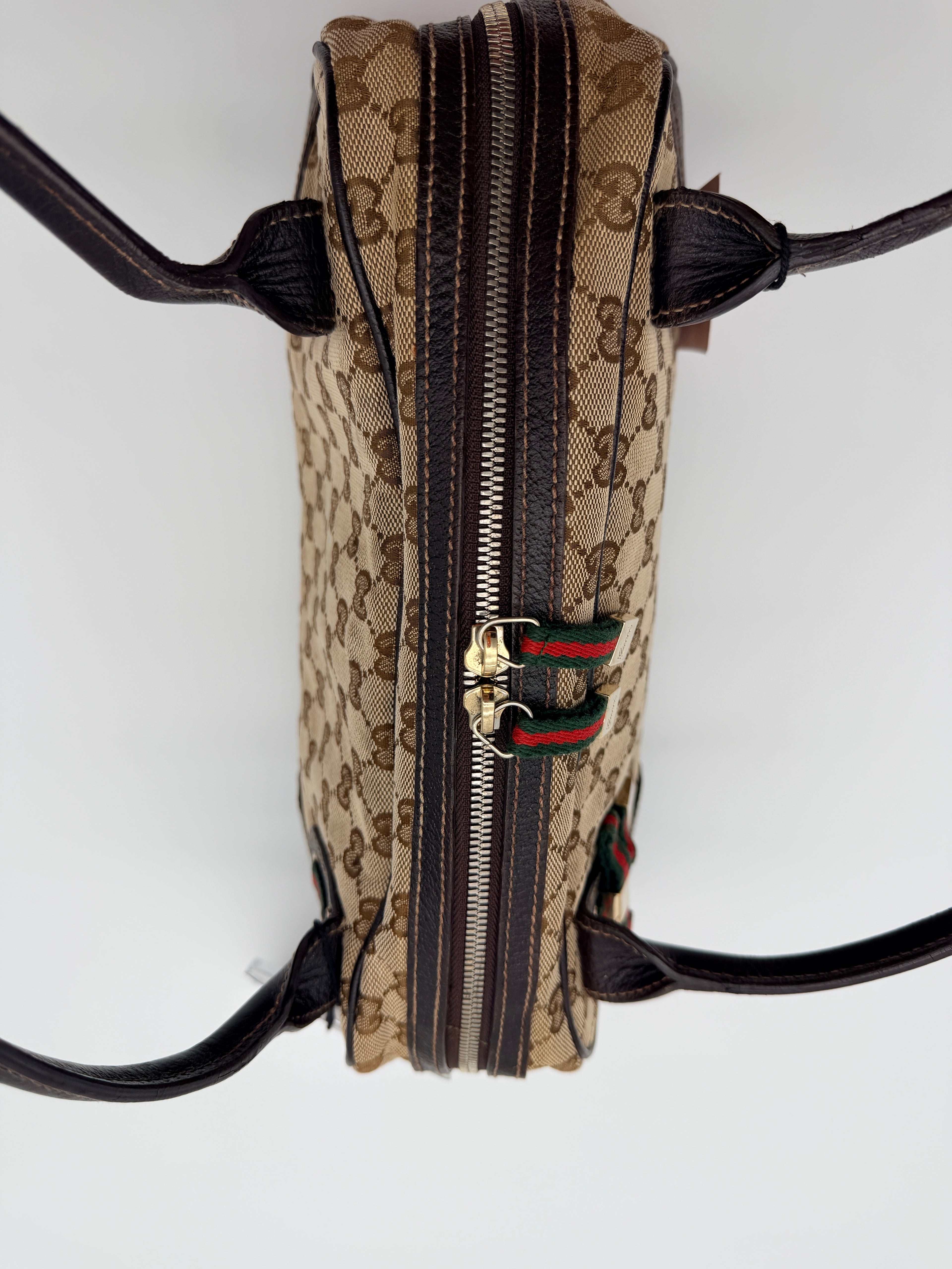 Gucci GG Canvas Princy Boston Bag — Early 2000s