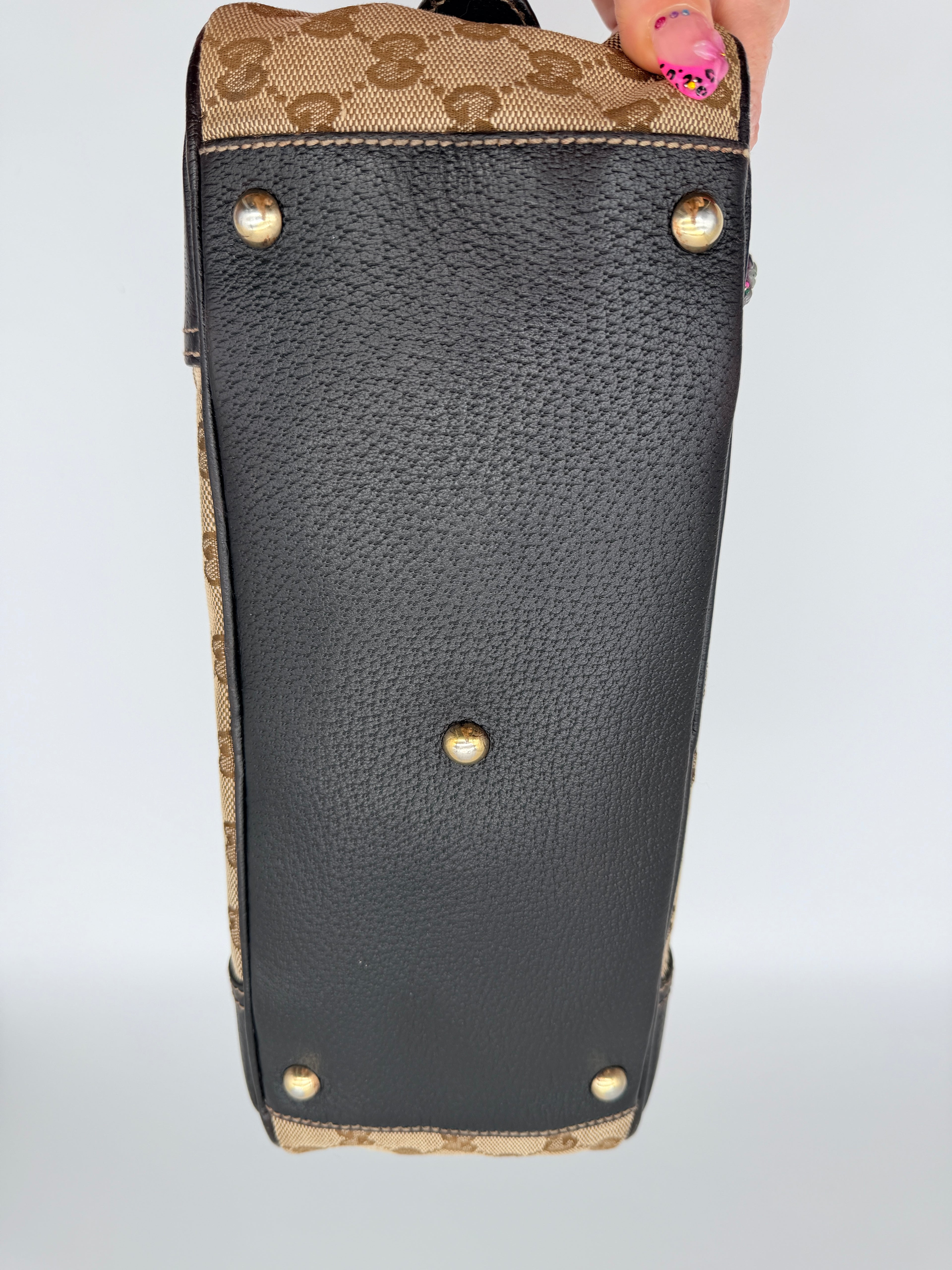 Gucci GG Canvas Princy Boston Bag — Early 2000s