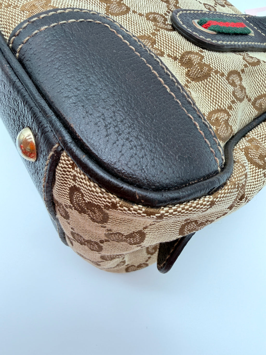 Gucci GG Canvas Princy Boston Bag — Early 2000s