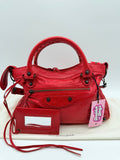 Balenciaga Classic Town Bag in Rouge Coquelicot — Early 2010s