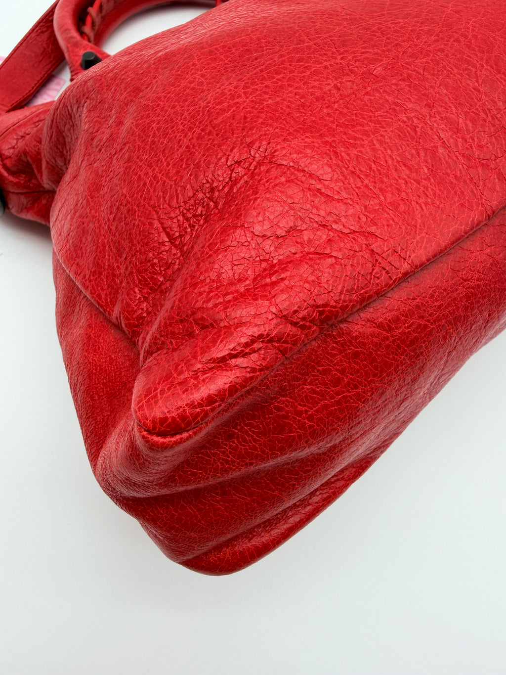 Balenciaga Classic Town Bag in Rouge Coquelicot — Early 2010s