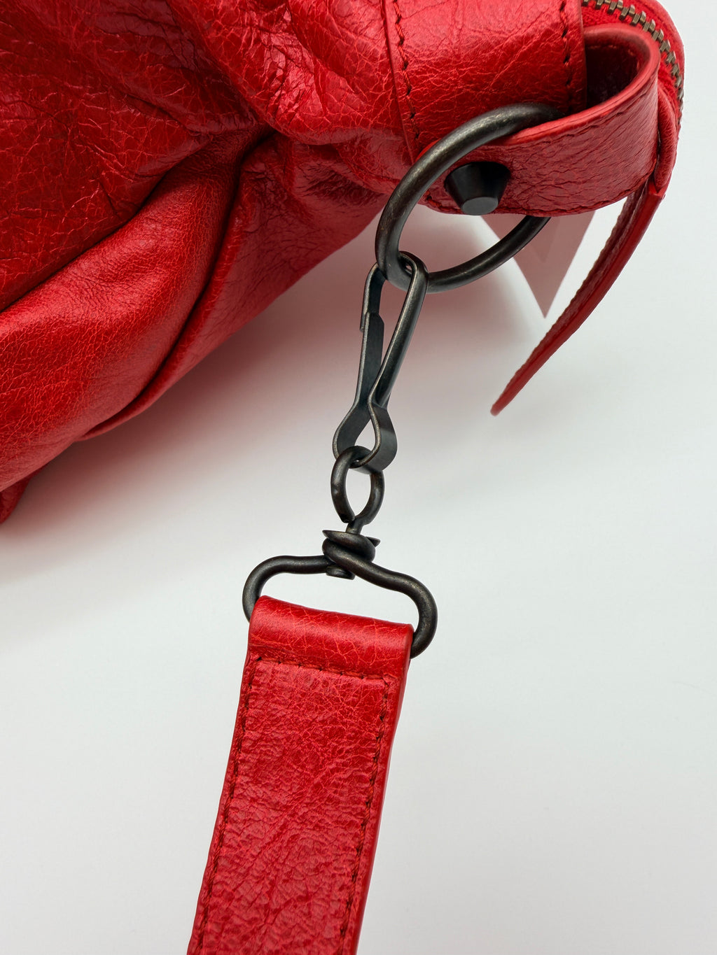Balenciaga Classic Town Bag in Rouge Coquelicot — Early 2010s