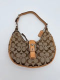 Coach Signature Canvas Soho Buckle Mini Hobo — Early 2000s
