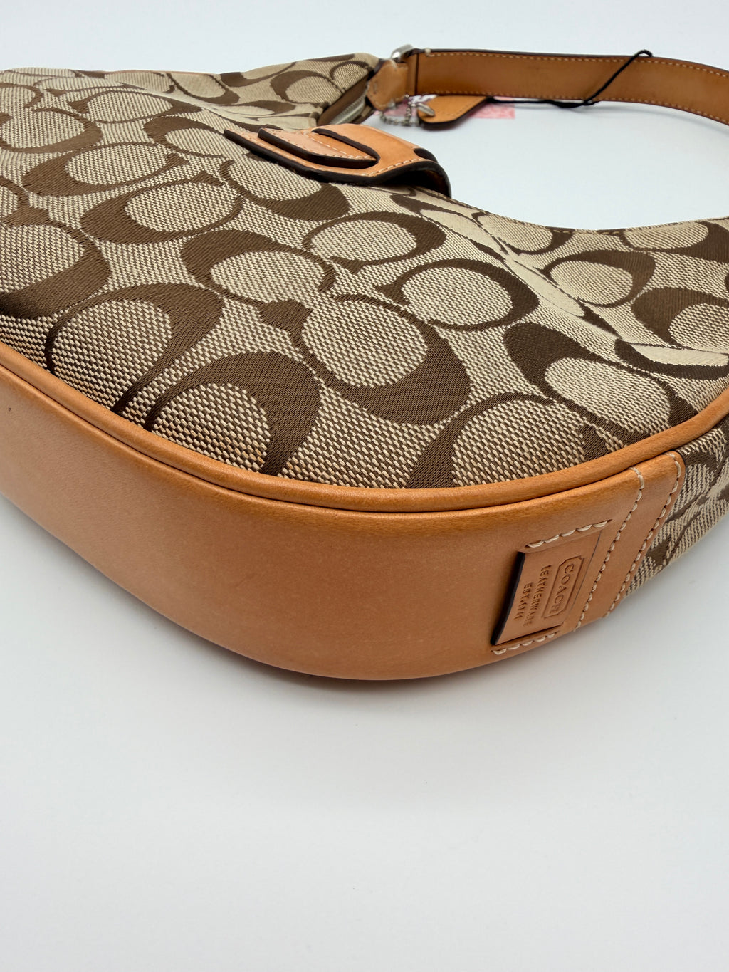 Coach Signature Canvas Soho Buckle Mini Hobo — Early 2000s