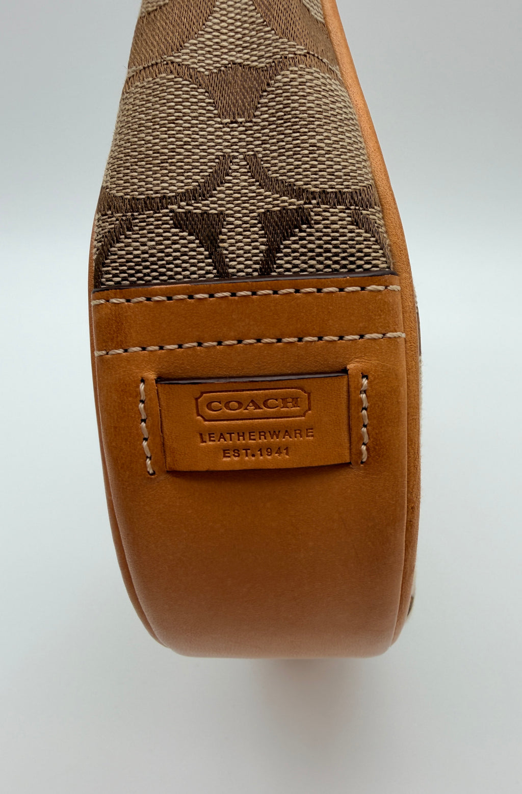 Coach Signature Canvas Soho Buckle Mini Hobo — Early 2000s