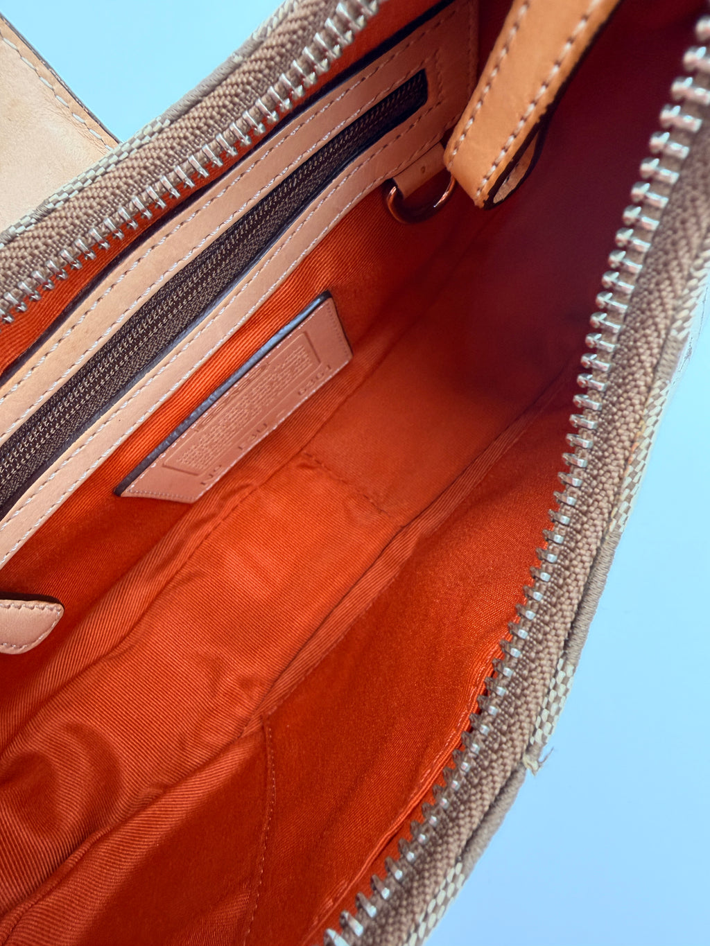 Coach Signature Canvas Soho Buckle Mini Hobo — Early 2000s