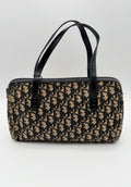 Christian Dior Trotter Oblique Jacquard Boston Bag — Vintage 1970s–80s