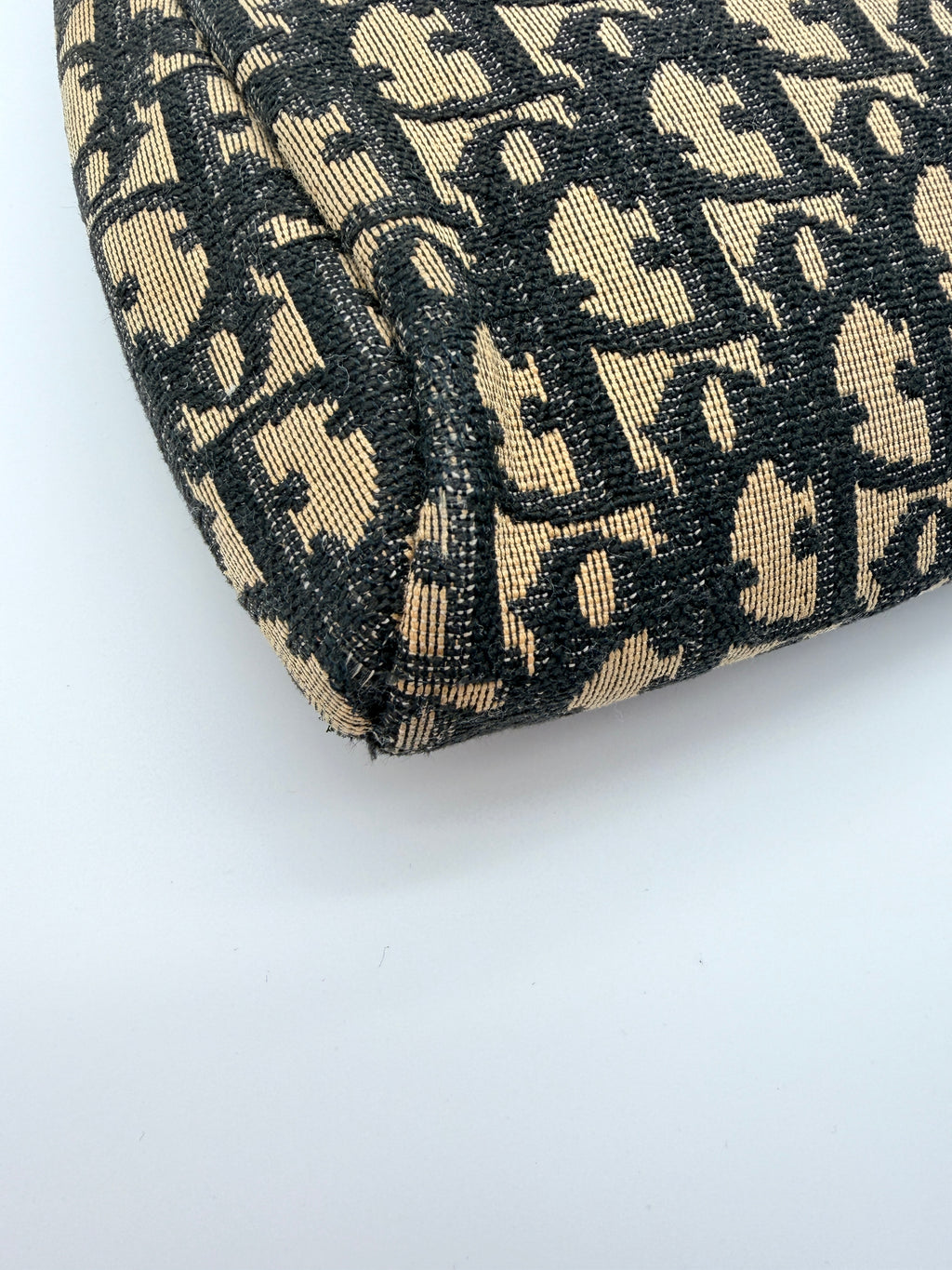 Christian Dior Trotter Oblique Jacquard Boston Bag — Vintage 1970s–80s