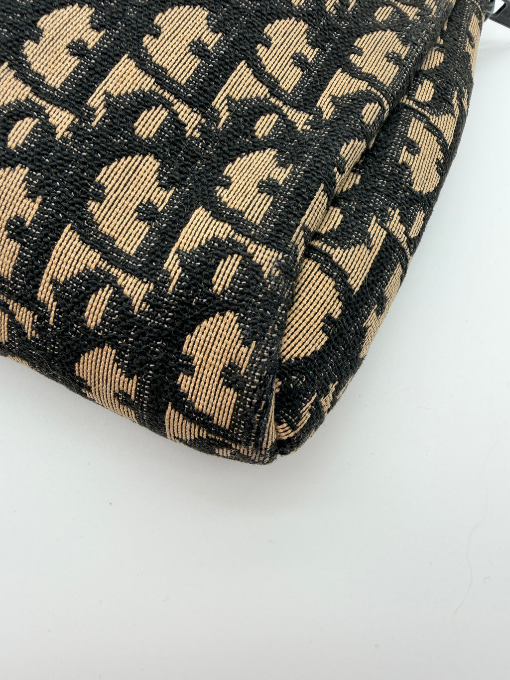 Christian Dior Trotter Oblique Jacquard Boston Bag — Vintage 1970s–80s