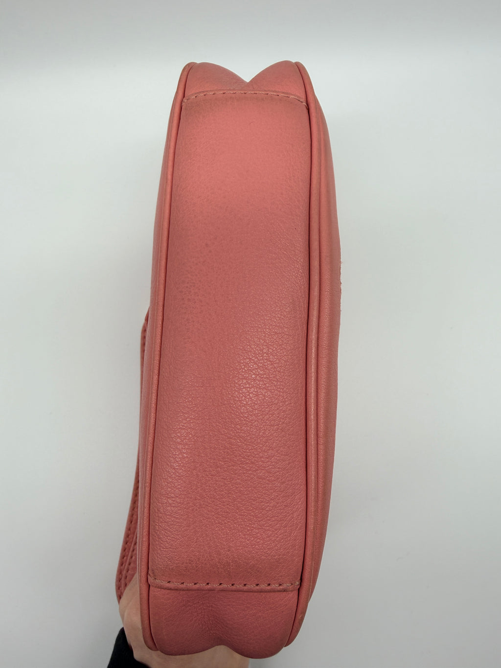 Vintage Juicy Couture Leather Shoulder Bag in Dusty Rose
